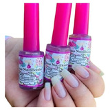 Kit Com 3 Esmalte Base Nutri Bomba Fortalecedora De Unhas