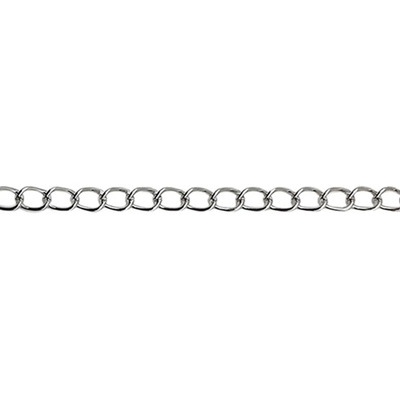 Metro Cadena De Hierro Fina P\u002F Armar Bijou Collar 4.0x5.37mm | Envío gratis