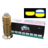 Foco Faro Delantero Led P15d Jry1 Blanco Amarillo Moto 