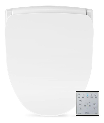 Asiento De Inodoro Inteligente Bio Bidet Slim Two En Blanco