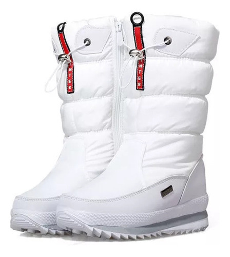 Botas De Nieve Polar De Mujer Para El Frío Espesado Y Acol