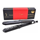 Plancha De Cabello Healthy & Silky Kr-088a Negra 110v/240