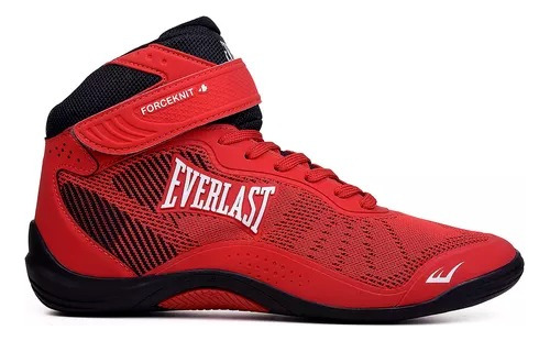 Tênis Everlast Forceknit 4 Uni Boxe Treino Vermelho E Preto