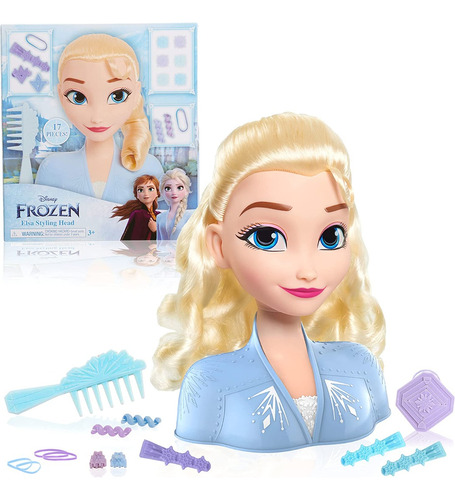 Cabezal De Peinado De Disney Frozen 2 Elsa, 17 Piezas