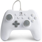 Control Alámbrico Para Nintendo Switch - Blanco Nuevo
