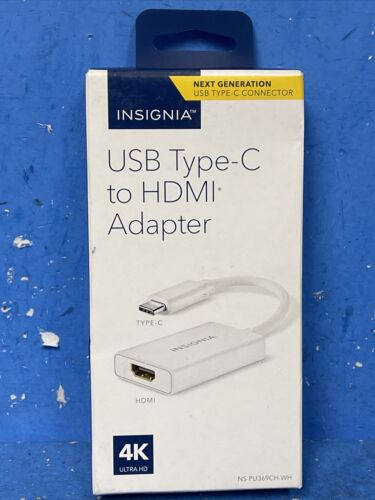 Insignia  Usb Type-c To Hdmi Adapter. 4k/uhd Ttq