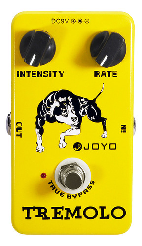 Pedal Joyo Tremolo - Serie Vintage Color Amarillo