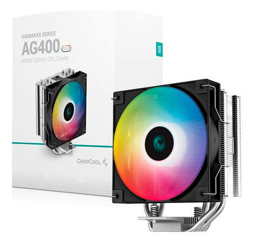 Cooler Processador Deepcool Gammaxx Ag400 Argb Intel Amd Pto