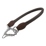 Gargantilla De Collar De Perro Martingale De Cuero Genuino E