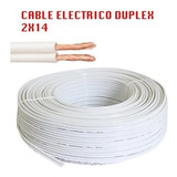 Cable Electrico Duplex 2x14 Rollo X 100 Mts Nacional