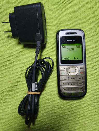 Nokia 1200 Original Retro Telcel Funcionando Bien, Con Cargador, Retro, Vintage, 1208, W600, W580, 1100, 3220