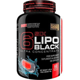 Lipo 6 Black - Pré Treino Termogênico 60 Caps - Bodybuilders