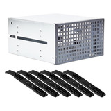 Rack Para Disco Duro De 3 Compartimentos, 2 Unidades Ópticas