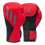 Luva De Boxe adidas Em Pu Speed Tilt 150 Vermelho E Cinza