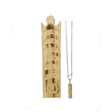 Set Parrillero Kit Asador X2 Tabla Pinche Choricero Chorizo