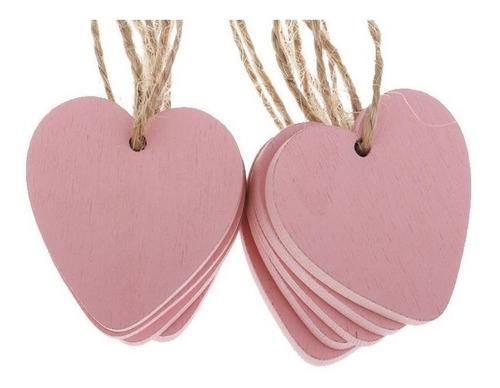 Corazones De Madera Para Decorar / Navidad, San Valentín Etc