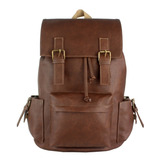 Mochila Vintage De Lona Masculina Feminina Comporta Notebook