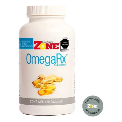Omega 3 Rx 3era Gen. 120 Cápsulas 1 Frasco La Zona Dr Sears | Envío gratis