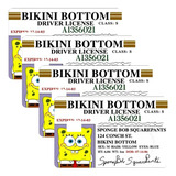 Licencia Bob Esponja Sticker Skin Para Tarjetas Bancarias 4u