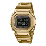 Correa De Reloj G-shock Gmw-b5000gd-9dr Tough Solar E Bluetooth, Color Dorado, Bisel, Color Dorado, Color De Fondo Negro