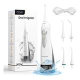 Irrigador Dental De Agua Inalámbrico Avanzado Con Usb-blanco