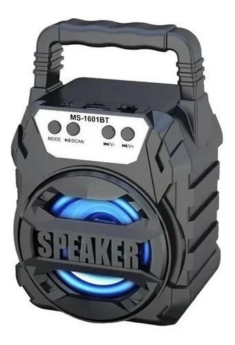 Parlante Portatil Bluetooth Multimedia Micro Sd Usb Radio 