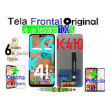 Tela Frontal Original LG 41s ( K410)+capinha+película3d+cola