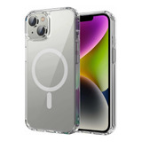 Pack Carcasa Magnética iPhone 14 Plus+mica Vidrio Anti Espia