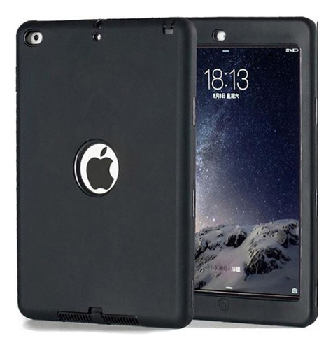 Mica + Funda Case De Uso Rudo Para iPad 5 / 6 Gen. De 9.7''