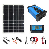 Kit De Panel Solar Rv Monocristalino De 300w 12v / 24v Con