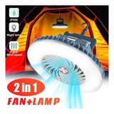 Ventilador De Acampamento Portátil Levou Lanterna Mini Venti