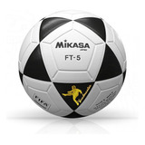 Balón De Fútbol Mikasa Ft-5 Nº 5 Color Blanco/negro