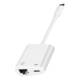 Adaptador Ethernet Usb-c Rj45 Para iPad Pro Android Notebook