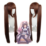 Peluca De Chocolate Nekopara Para Cosplay