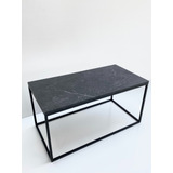 Mesa Ratona Simil Marmol Marquina