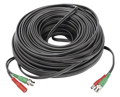 Cable Coaxial Siames 50mts 100% Cobre Hd Video Y Energía