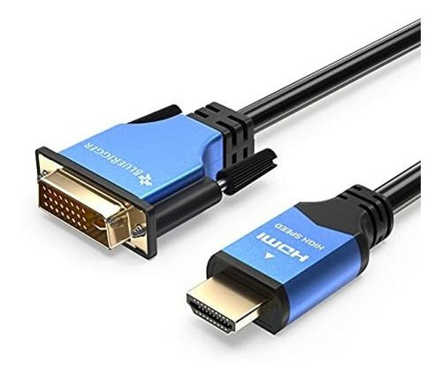 Cable Hdmi A Dvi Bluerigger (6 Pies), Alta Velocidad, Bidire