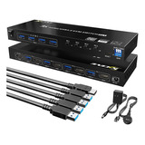 Kvm401a 4 Ports Usb 3.0 Shared Device Hdmi Kvm Switch