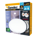 Luminario Led Circular Ajustable Luz Fría 20w Sanelec 1225