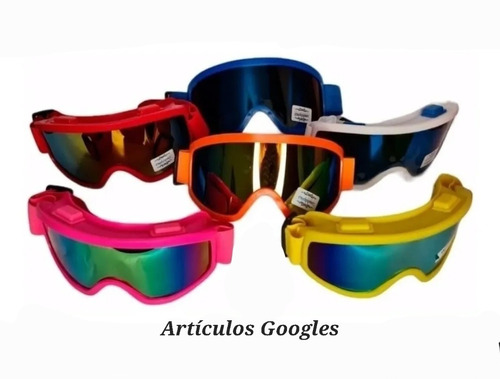 Googles Motocross Tácticos Colores (paquete De 6 Piezas)
