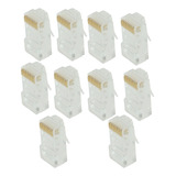 10pc Rj50 Keystone Jack Module Conector De Red Enternet