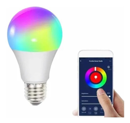 Bombillo Inteligente Rgb Luces Led Con  Alexa 11 Cm