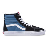 Zapatillas Vans Sk8 Hi Navy/white Unisex - Big Buey -