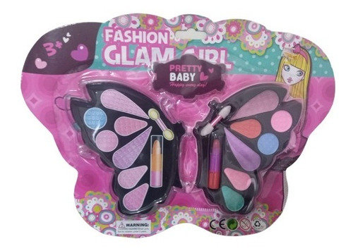 Maquillaje Niñas, Lindo Diseño Mariposa, Excelente Regalo