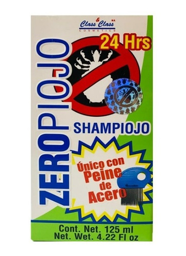 Zeropiojo Shampoo Antiladillas Piojos Y Peine De Acero 125ml