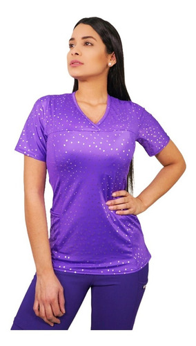 Uniforme Clinico - Delantal Ripholia Morado 2279