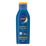 Protector Solar Nivea Sun Fps 50 Protect & Hydrate De 200 Ml