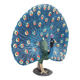 Figura De Animal Realista Modelo Ornamento, Escultura Azul