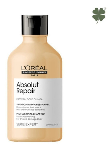 Loreal Profesional Shampoo Absolut Repair Gold Quinoa 300 Ml