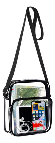 Bolso Transparente Y Monedero Transparente, Bandolera Transp